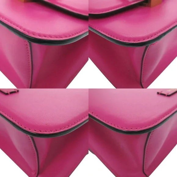 VALENTINO GARAVANI Pink Leather Shoulder Bag - Picture 5 of 10